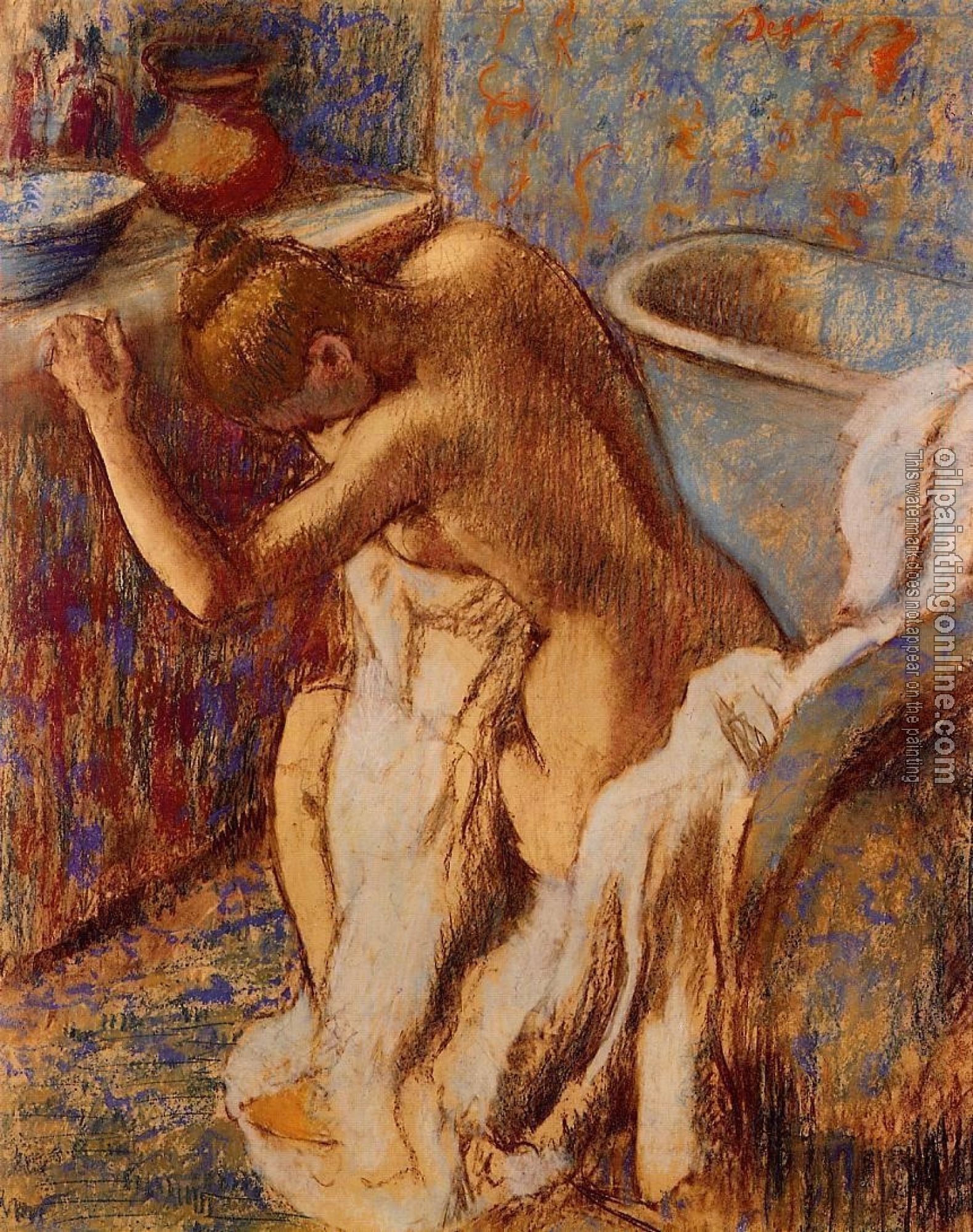 Degas, Edgar - Woman Drying Herself